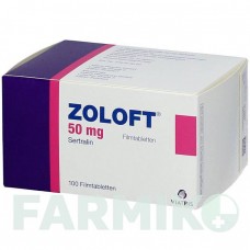 ЗОЛОФТ (ZOLOFT) 50 мг таблетки 100 шт - Сертралін VIATRIS