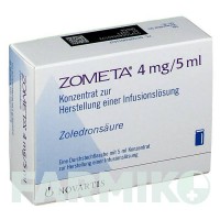 ЗОМЕТА (ZOMETA) 4 мг/5 мл концентрат 1 шт - Золедроновая кислота PHOENIX LABS