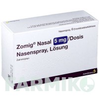 ЗОМІГ (ZOMIG) 5 мг/доза спрей 6 шт - Золмітриптан ABACUS MEDICINE
