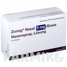 ЗОМИГ (ZOMIG) 5 мг/доза спрей 6 шт - Золмитриптан ABACUS MEDICINE