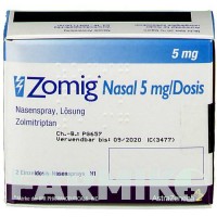 ЗОМІГ (ZOMIG) 5 мг/доза піпетки 2 шт - Золмітриптан EMRA-MED