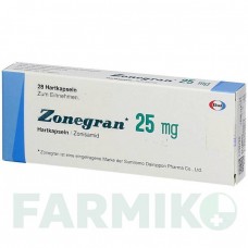 ЗОНЕГРАН (ZONEGRAN) 25 мг капсули 28 шт - Зонісамід KOHLPHARMA