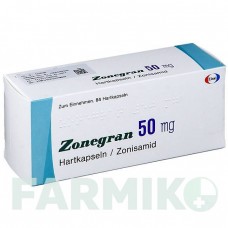 ЗОНЕГРАН (ZONEGRAN) 50 мг капсули 84 шт - Зонісамід ALLOMEDIC