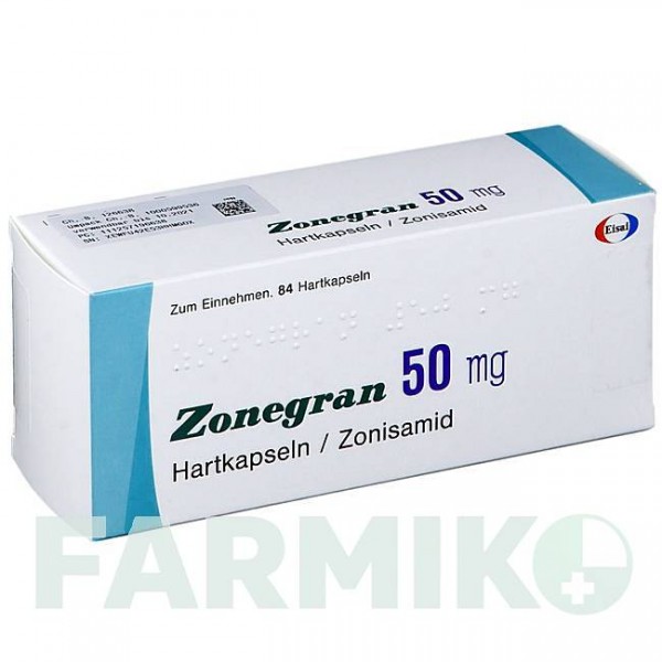 ЗОНЕГРАН (ZONEGRAN) 50 мг капсулы 84 шт - Зонисамид ALLOMEDIC