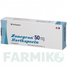 ЗОНЕГРАН (ZONEGRAN) 50 мг капсули 28 шт - Зонісамід EMRA-MED