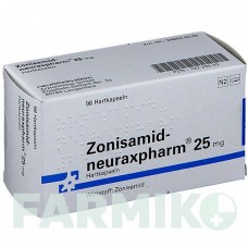 ЗОНІСАМІД (ZONISAMID) 25 мг капсули 98 шт - Зонісамід NEURAXPHARM