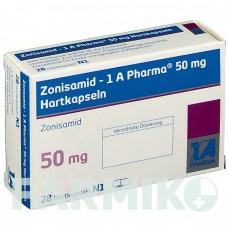ЗОНІСАМІД (ZONISAMID) 50 мг капсули 28 шт - Зонісамід 1 A PHARMA