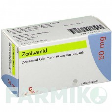 ЗОНІСАМІД (ZONISAMID) 50 мг капсули 84 шт - Зонісамід GLENMARK