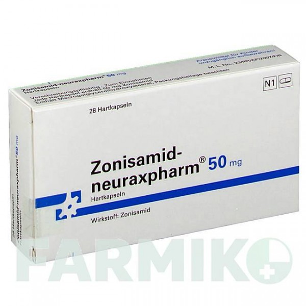 ЗОНІСАМІД (ZONISAMID) 50 мг капсули 28 шт - Зонісамід NEURAXPHARM