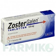 ЗОСТЕРГАЛЕН (ZOSTERGALEN) 125 мг таблетки 7 шт - Бривудин GALENPHARMA