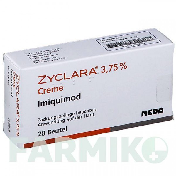 ЗИКЛАРА (ZYCLARA) 3,75% крем 28 шт - Имиквимод 1 0 1 CAREFARM
