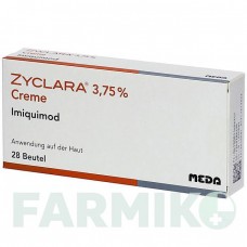 ЗИКЛАРА (ZYCLARA) 3,75% крем 28 шт - Имиквимод MEDA PHARMA