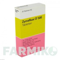 ЗИМАФЛУОР (ZYMAFLUOR) 500 таблетки 30 шт - Колекальциферол, Фторид натрия MEDA PHARMA