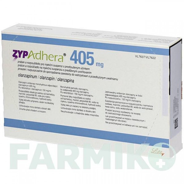ЗІПАДЕРА (ZYPADHERA) 405 мг порошок 1 набор - Оланзапін CC PHARMA