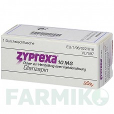 ЗІПРЕКСА (ZYPREXA) 10 мг порошок 1 шт - Оланзапін LILLY