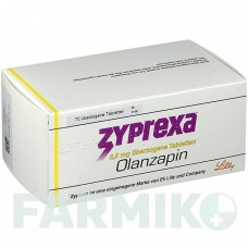 ЗІПРЕКСА (ZYPREXA) 2,5 мг таблетки 70 шт - Оланзапін DOCPHARM