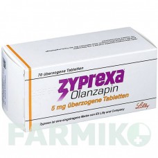 ЗИПРЕКСА (ZYPREXA) 5 мг таблетки 70 шт - Оланзапин DOCPHARM