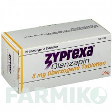 ЗИПРЕКСА (ZYPREXA) 5 мг таблетки 70 шт - Оланзапин LILLY