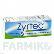 ЗИРТЕК (ZYRTEC) капли 20 мл - Цетиризин EMRA-MED