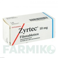 ЗІРТЕК (ZYRTEC) таблетки 100 шт - Цетиризин UCB PHARMA